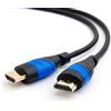 KabelDirekt - 1,5 m Cavo HDMI 4K (High Speed HDMI con Ethernet, 4K Ultra HD, 3D, Full HD 1080p, HDR, ARC, PS5, XBO, HDTV), FLEX Series
