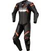 Alpinestars tuta intera in pelle Missile V2 Ign - 1030 Black/Red Fluo taglia 48