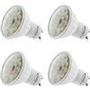 SEBSON Lampadina LED GU10 5W (Equivalente a 35W) - 380lm Bianca Calda 3000K Non Dimmerabile - Angolo di Diffusione 110° - Lampadina Spot LED 230V - Set da 4