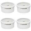 SEBSON Modulo LED 5W Extra Piatto ø50x26mm - 400lm Bianca Calda 3000K Non Dimmerabile - Sostituisce Lampada GU10 MR16 - Lampadina per Faretti da Incasso 230V - Set da 4