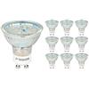 SEBSON Lampadina LED GU10 5W (Equivalente a 35W) - 420lm Bianca Calda 3000K Non Dimmerabile - Angolo di Diffusione 110° - Lampadina Spot LED 230V - Set da 10