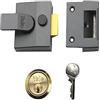 Yale P-84-DMG-PB-40 - Chiavistello standard - 40 mm - Finitura metallica scura - Sicurezza standard