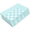 ZOLLNER 6 Strofinacci in cotone - canovacci da cucina 65x65 cm - torcioni super assorbenti e robusti - asciughini lavabili a 60°C - verde menta - qualità gastronomica - certificato OEKO Tex (R)