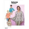 Butterick Patterns Butterick Pattern 6455 y, da Donna, Taglie XSm-Med, Multicolore