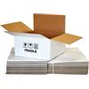 Weboxes Scatola Americana 1 Onda 40 x 30 x 18cm (LxPxH) Confezione da 20 pezzi