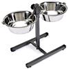 CAMON PORTACIOTOLE REGOLABILE IN ALTEZZA MAXIMA 65 CM 2 CIOTOLE 1600 ML DIAMETRO 21 CM C026/3