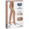 Sauber Classica - Collant Maglia Microrete 140 Denari Nude Beige Taglia 4