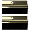 Stormguard 03 AM0050914G Bds parte inferiore della porta gomma paraspifferi Seal, oro, 914 mm, set di 2 pezzi