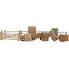 Kids Globe Set di accessori in scala 1:32, 19 pezzi, per fattoria e stalla per cavalli KG610253