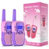Kearui Giocattoli per 3-12 Anni Ragazze,Walkie Talkie Bambini 8 Canali Radio Giocattolo a 2 vie Con Torcia LCD Retroilluminata Giocattoli All'aperto al Coperto,Regali per 3-12 Ragazze o Ragazzi