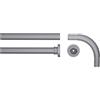 Sealskin Seallux Binario Modulare per Tenda da Doccia, Acciaio Inox Cromato, 90 x 2,8 x 2,8 cm