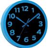techno line Technoline WT 7420 - Orologio da parete moderno, con cornice in plastica, 25,5 x 4 x 25,5 cm, colore: Blu