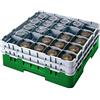 Cambro Camracks 20S318 - Cestini in polipropilene per manico e bicchieri con 20 scomparti, misura 1/1, colore: Verde bottiglia, diametro 9,84 cm, altezza massima 9,2 cm, 5 pezzi