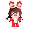 UTIEHD Genshin Impact Peluche a forma di coniglietto, 42 cm, per travestimenti e cosplay, ambra, per i fan