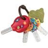 B. toys - LucKeys - Pomodoro - Chiavi dell'auto Giocattolo - 4 Chiavi e Portachiavi - Luci e Suoni a Distanza - Teether per Bambini - 10 Mesi +