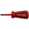 C.K T48343 - 2 Stubby VDE/1000 V Slim cacciavite PZ2, rosso