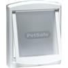 PetSafe Staywell - Porta per Animali Domestici a 2 Vie, Installazione Rapida, Facile da Montare, Chiusura a 2 Vie, per Tutti Gli Animali Domestici - Piccola - Bianca