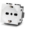 Aigostar Presa Schuko bipasso 16A bianca compatibile anche con BTicino Livinglight