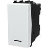 Aigostar Interruttore unipolare 16AX bianco compatibile anche con Vimar Plana