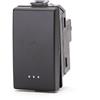 Aigostar Pulsante Campanello 16A nero compatibile anche con BTicino Matix