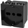 Aigostar Presa Schuko bipasso 16A nera compatibile anche con Vimar Plana