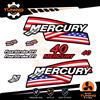 OraInkJet Kit Adesivi Motore Marino Fuoribordo Mercury 40 cv - Four Stroke EFI USA A
