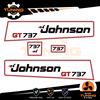 OraInkJet Kit Adesivi Motore Marino Fuoribordo Johnson 40 cv GT 737 - versione A