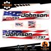 OraInkJet Kit Adesivi Motore Marino Fuoribordo Johnson GT 737 - versione USA