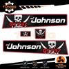 OraInkJet Kit Adesivi Motore Marino Fuoribordo Johnson GT 737 - versione PIRATI