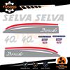 OraInkJet Kit Adesivi Motore Marino Fuoribordo Selva 40 cv XS - versione Dorado