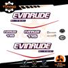 OraInkJet Kit Adesivi Motore Marino Fuoribordo Evinrude e-tec 115 cv - versione B