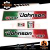 OraInkJet Kit Adesivi Motore Marino Fuoribordo Johnson GT 737 - versione ITALIA