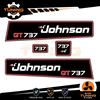 OraInkJet Kit Adesivi Motore Marino Fuoribordo Johnson 40 cv GT 737 - versione B