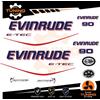 OraInkJet Kit Adesivi Motore Marino Fuoribordo Evinrude e-tec 90 cv - versione B
