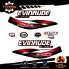 OraInkJet Kit Adesivi Motore Marino Fuoribordo Evinrude e-tec ho 40 cv - versione C