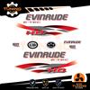OraInkJet Kit Adesivi Motore Marino Fuoribordo Evinrude e-tec ho 40 cv - versione A