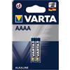 Varta Batterie Varta AAAA Mini 1,5V confezione da 2 pile Alcaline