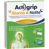 JOHNSON & JOHNSON SpA Actigrip Giorno & Notte - Per il trattamento di raffreddore, febbre e influenza - 12+4 compresse
