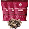 MAIKAI Confezione da 3x80g Snack Naturali per Cani e Gatti - 100% Carne Essiccata Monoproteica - Premietti Cane Addestramento - Bocconcini Nutrienti per Cuccioli, Adulti e Senior