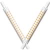 BQHY R7S LED 118 mm dimmerabile, mm, lampadina LED, 230 V, luce bianca calda dimmerabile R7s 9,5 W equivalente a una alogena da 80-100 W, 360 gradi, set 2 pezzi
