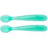 ARTSANA Chicco Cucchiaio Silicone Maschile Bi Pack 6m+