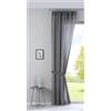 Fusion Lennox - Tende foderate in 100% cotone, 100% cotone, 100 x 154 cm, colore: Grigio/Fard