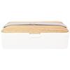 Birambeau - Utensili da cucina - Lunch Box - 1 scomparto - senza BPA - Zero rifiuti - 600 ml - Posate incluse