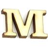 Lettera M Clarendon in Legno 2,5 cm