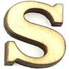 Lettera S Clarendon in Legno 2,5 cm