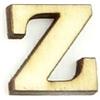 Lettera Z Clarendon in Legno 2,5 cm
