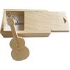 Meiyuexiang Chiavetta USB in legno di acero a forma di chitarra in scatola di legno Maple Wood 3.0/16GB