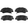 TRW GDB3548 Pastiglie Freno Set di 4 para Kia Pride III (UB) 2011-2017 Assale Anteriore e Altri Veicoli