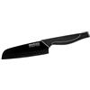 Nirosta Coltello Santoku, Linea Wave in acciaio inossidabile con rivestimento antiaderente nero 16cm