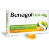 RECKITT BENCKISER H.(IT.) SpA Benagol Herbal - 24 Pastiglie Gusto Miele, Integratore Naturale per la Gola